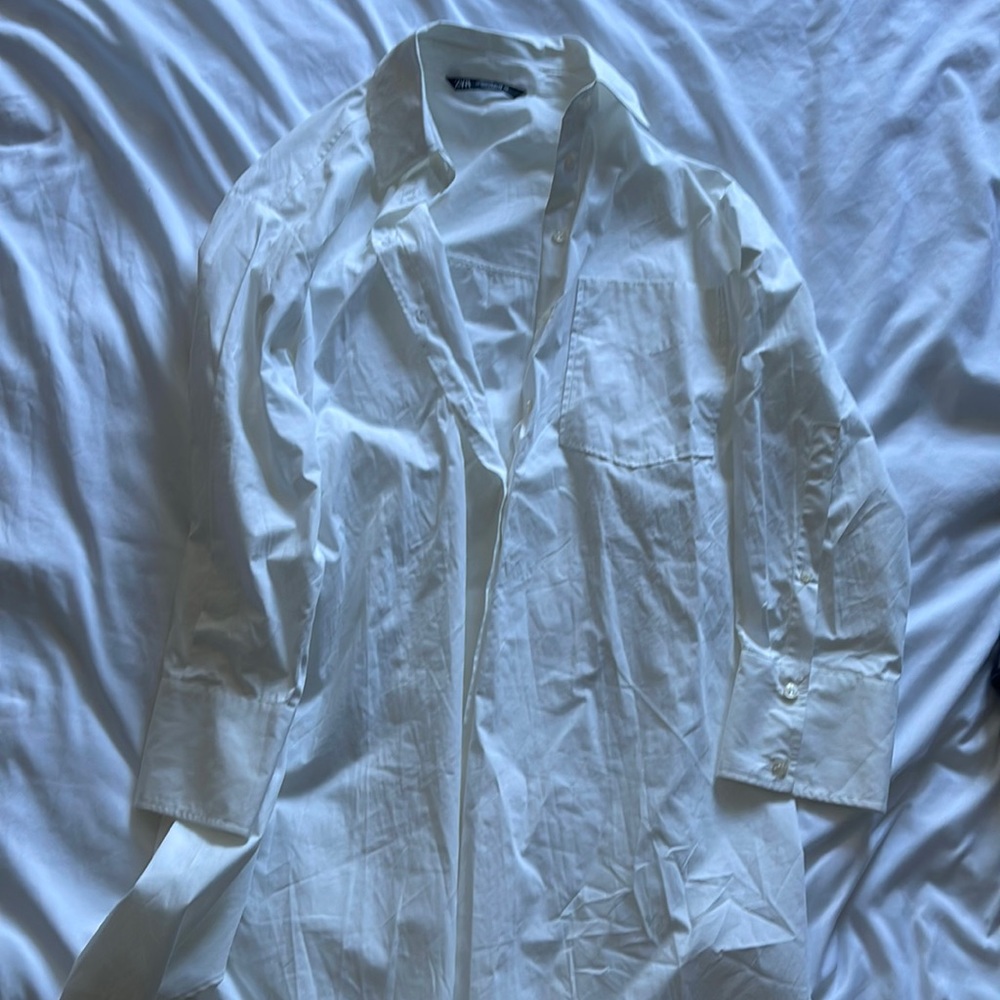 NEW oversized long Zara blouse